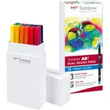 Tombow ABT Dual Brush Pen mit zwei Spitzen 18er Set,
