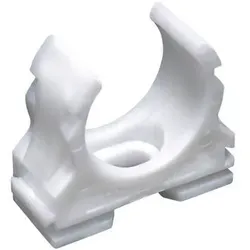 50St. Fränkische 22572032 Kunststoff Klemmschelle clipfix-UV 32 weiss clipfix-UV...