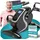 eloneo Arm- und Beintrainer mini Bike Pedaltrainer mit Motor, inkl. Trainingsdisplay, Massage-Handgriffe Anti-Rutschmatte, ideal für Senioren... - Silber
