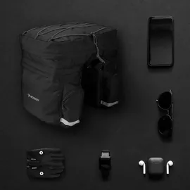 wozinsky Gepäckträgertasche 60 l schwarz