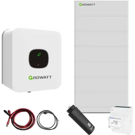 Growatt MIN 3000-XH Hybrid Wechselrichter 15,3 kWh Bundle