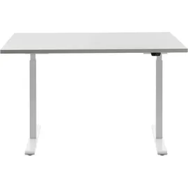 TOPSTAR Schreibtisch E-Table lichtgrau / Weiß