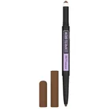 Maybelline NEW YORK Express Brow Satin Duo Stift und Puder für die Augenbrauen Duo Farbton Medium Brown