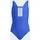 3-Streifen semi lucid blue/white 164