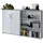 MID.YOU Office Edition Aktenschrank 168,8 x 113,6 x 33 grau, weiß hochglänzend