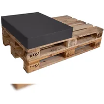 TexDeko Palettenkissen 60 x 80 x 12 cm anthrazit 1 St.