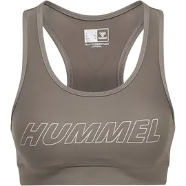 hummel T-Shirt hmlTE Tola Sport-bh black/driftwood S