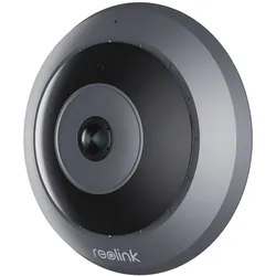 REOLINK Überwachungskamera "Fisheye Serie W520 - 6MP Wi-Fi 360 Panorama Überwachungskamera Innen", schwarz, B:14,3cm H:15,2cm T:14,3cm, Überwachungskameras, Personenerkennung, Zwei-Wege-Audio, Mehrere Anzeigemodi, Nachtsicht