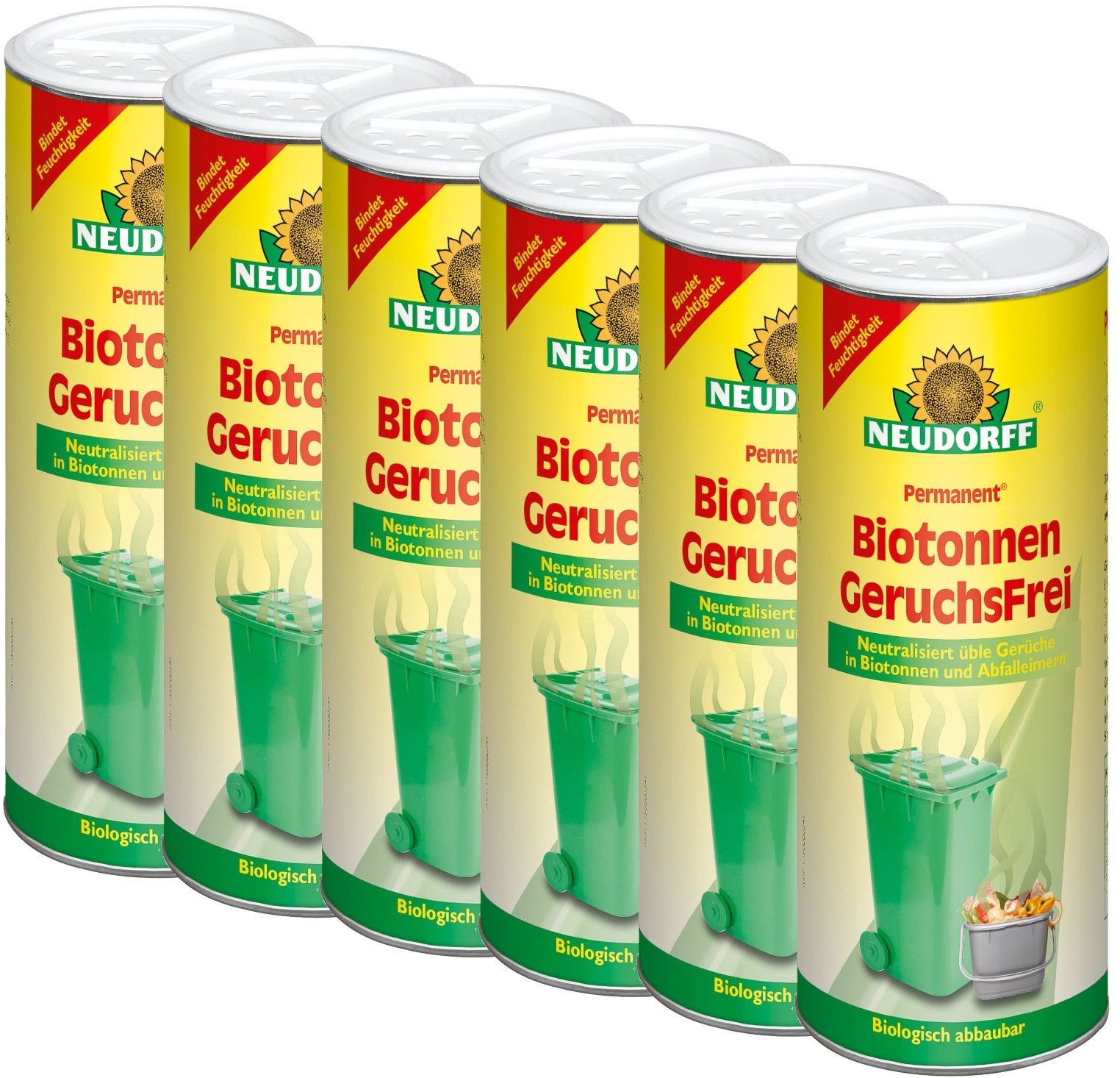 Neudorff Permanent Biotonnen GeruchsFrei 6x500 g