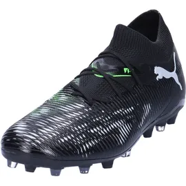 Puma Future 8 Match MG Fußballschuhe - PUMA black/PUMA Silver-Fluo Green - EU
