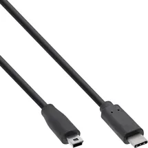 InLine USB-C auf Mini-B 1,5 m Schwarz