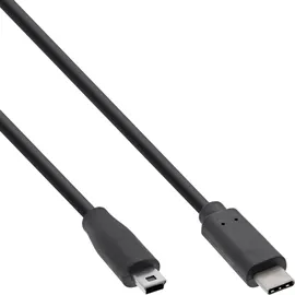 InLine USB-C auf Mini-B 1,5 m Schwarz