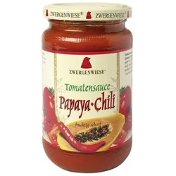 Zwergenwiese Tomatensauce Papaya-Chili bio
