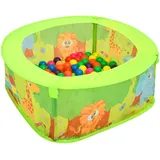 vidaXL Bällebad mit 50 Bällen für Kinder 75x75x32 cm