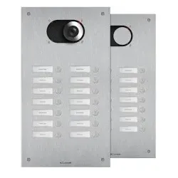 Comelit IX0214 Frontplatte Switch, 14 Teilnehmer, 2-reihig, V4A