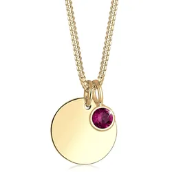 Elli Halskette Geburtsstein April Kristalle 925 Silber Violett Damen 