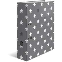 Herma Stars Motivordner grau mit Sterne 7,0 cm DIN A4