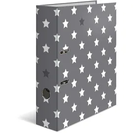 Herma Stars Motivordner grau mit Sterne 7,0 cm DIN A4