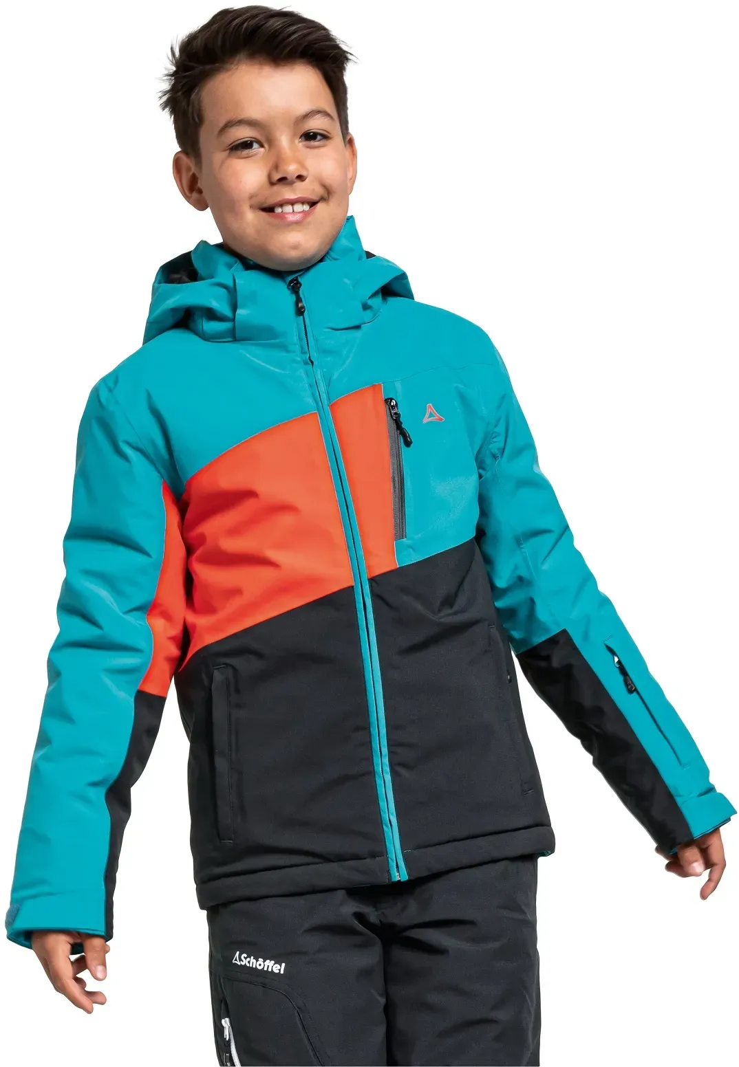 Schöffel Winterjacke Skijacke Wannenkopf (wasserdicht, winddicht) türkisblau Kinder