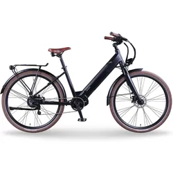 EGO MOVEMENT E-Citybike City 25 Julia E-Bike Wave 45 cm Schwarz 28 Zoll 45