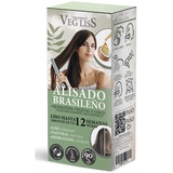 VegLiss Brasilianische Keratin-Glättung Gemüse Neue Formel Brasilianische Haarglättung Vegan Glättet Feuchtigkeit und repariert das Haar, reduziert Frizz und Frizz bis zu 12 Wochen