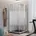 80 80 cm H185 weiß/Milchglas D648360641500