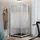 Idralite Mod. Blanc Duschkabine mit Schiebetür 80 x 80 cm H185 weiß/Milchglas D648360641500