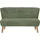 58 aufm Kessel Kindersofa Katya 2-Sitzer 1 x 1 x 1 cm Buche massiv grün