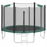 Songmics Trampolin 305 cm inkl. Sicherheitsnetz schwarz/dunkelgrün