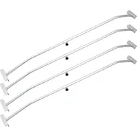 BITUXX Anhängerplane 4er Set Flachplanenbügel 100 - 170 cm