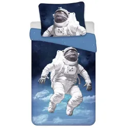 Bettwäsche Space Astronaut 135 x 200 cm, 100 % Baumwolle