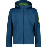 Herren Light Softshell Jacke Dusty Blue-b Blue 54 54