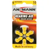 Hückmann Hörgerätebatterie 1,4V Hearing Aid 10(VE 6)