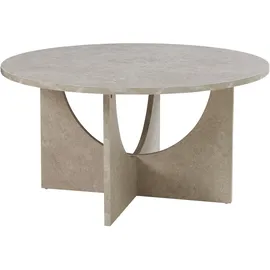 [en.casa] Couchtisch Rindal 80x42 cm Betonoptik, hell