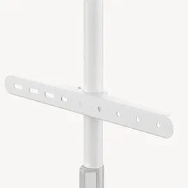 pro.tec Valle TV-Ständer 137 x 85,5 x 46,5 cm Weiß Aluminium/Kunststoff/Metall/Stahl