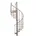 Minka Spindeltreppe Venezia Smart 38 305,5 cm Edelstahl/Holz/PVC/Stahl