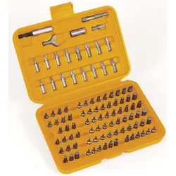 Toolland Schraubendreher- und Bit-Set, 100-teilig, ideal für Autos, Elektronik und Heimwerkerprojekte, inklusive Aufbewahrungskoffer
