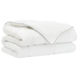vidaXL Ganzjahresbettdecke Weiß 200 x 220 cm Bambusfaser