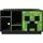 Phoenix Minecraft Lowboard 108x61x37 cm Schwarz/Holz