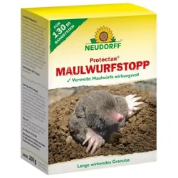 Neudorff Protectan MaulwurffStopp ? Vertreibt Maulwürfe wirkungsvoll, Sofort- und Langzeitwirkung, 200 g, 01368