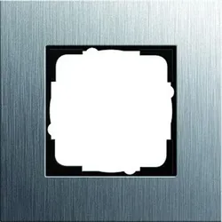 Rahmen 1f Edelstahl Esprit Metall geeignet für Unterputz-Installation