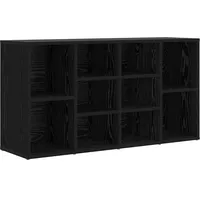 VidaXL Schuhbank Schwarze Eiche 103 x 30 x 54.5