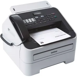 FAX-2845 / Laser / 33.600bps / 300x600dpi / 16MB / A4 / mit integriertem Telefon / 3 Jahre / + Fax,Kopie - Schwarz/Weiß