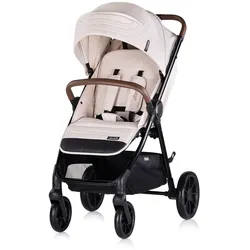 Chipolino Kinderwagen Ultera Buggy klappbar Korb Federung Hinterradbremse Gurt hellbraun