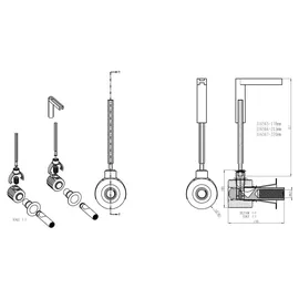 Vitra Befestigungsset 316566YP1TE Wand-WC