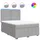 vidaXL Boxspringbett 140 x 200 cm Hellgrau