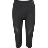 Falke Damen Baselayer-Hose Wool Tech. Funktionsmaterial Wolle Schnelltrocknend Warm 1 Stück, Schwarz (Black 3000), L