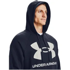 Under Armour Rival Fleece Big Logo Hoodie Herren 410 midnight navy/onyx white M