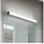 Orion - LED-Spiegelbeleuchtung HORIZON LED/12W/230V 60 cm IP44 schwarz - Schwarz