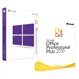 Microsoft Windows 10 Professional & Office 2010 Professional Plus -Softwaredownload inkl...